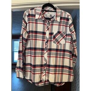 Vineyard Vines Plaid Soft Flannel Button Down Shirt Women’s 14